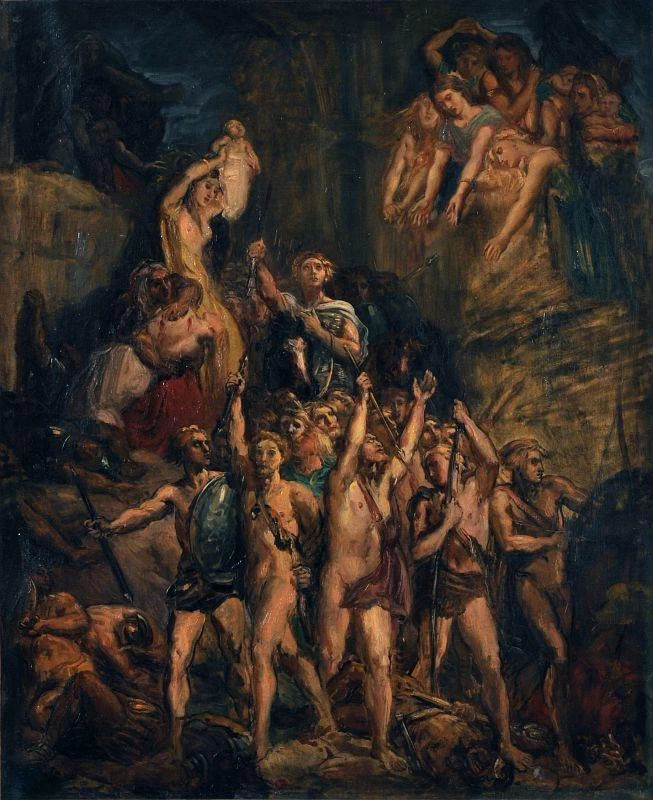 Esquisse pour La Défense des Gaules - Museo d'Arte Roger, Quillot